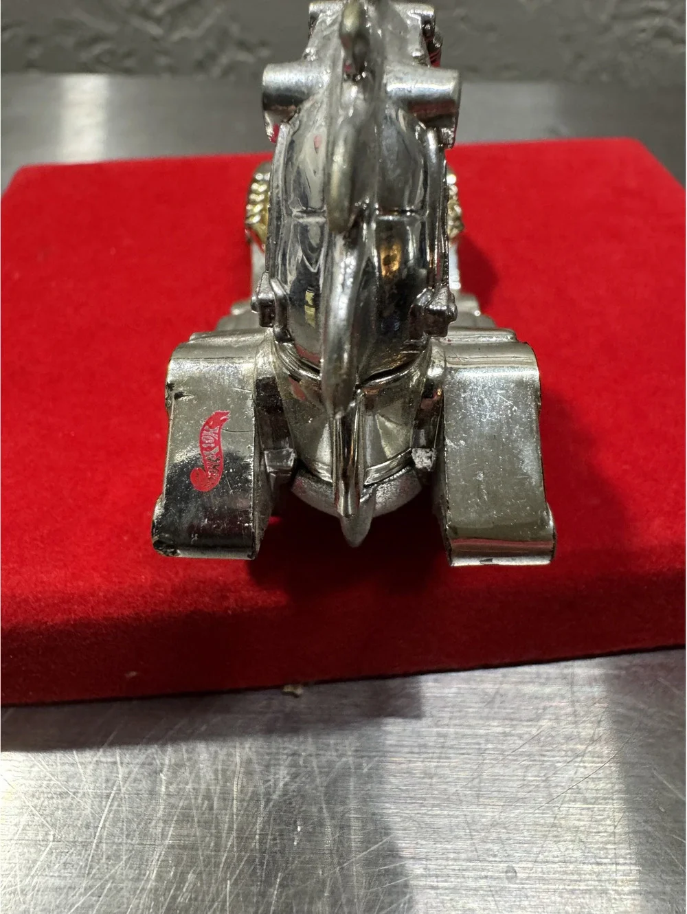 Vintage Hot Wheels Rodzilla Dragon Car Model 1987 Silver and Gold